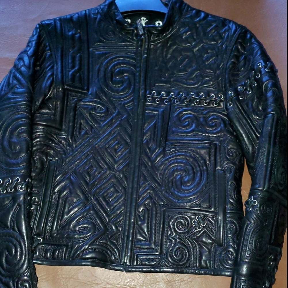 Al Wissam Black leather jacket